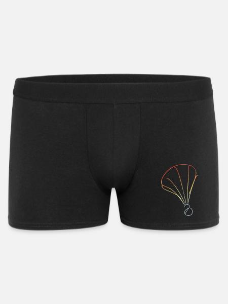 Retro Shuttlecock Sketch - Men's Boxer Shorts - black