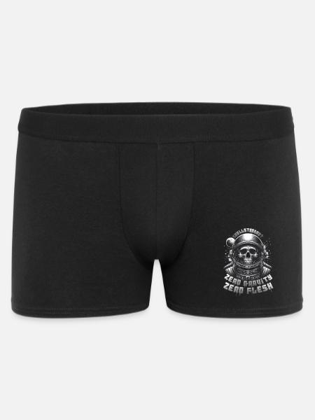 Skull Astronaut: Skullstronaut, Zero Gravity - Men's Boxer Shorts - black