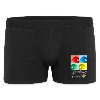 Surfing, Surfing, Surfing Time - Men's Boxer Shorts - black - Front