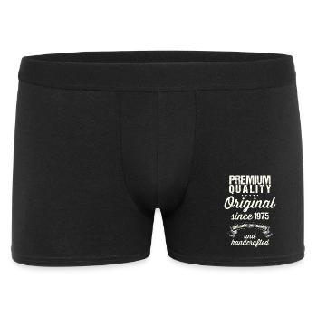 Born in 1975 - Men's Boxer Shorts - black - Front
