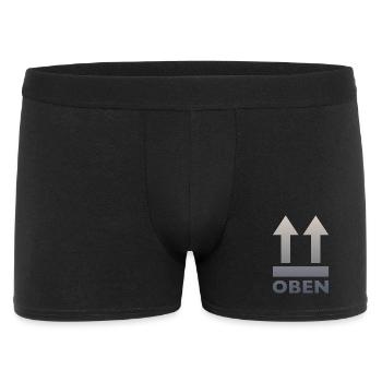 This Side up - Männer Boxer Shorts - Schwarz - Vorne