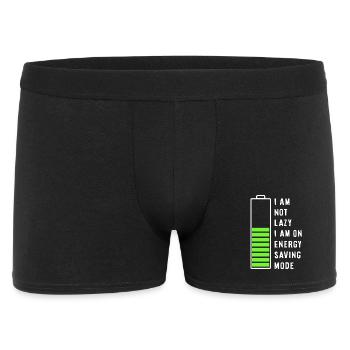 I am not lazy - Men's Boxer Shorts - black - Front