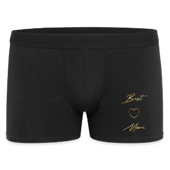 Best Mom gold Design - Men's Boxer Shorts - black - Front