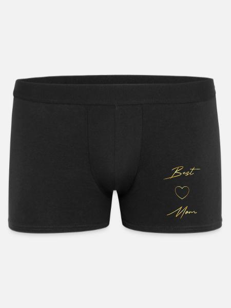 Best Mom gold Design - Men's Boxer Shorts - black