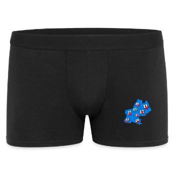 Midi-Pyrénées Region - Männer Boxer Shorts - Schwarz - Vorne