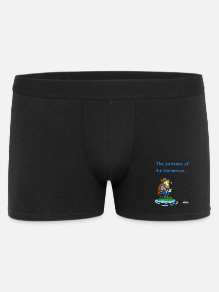 The Fisherman's Patience - Men's Boxer Shorts - black