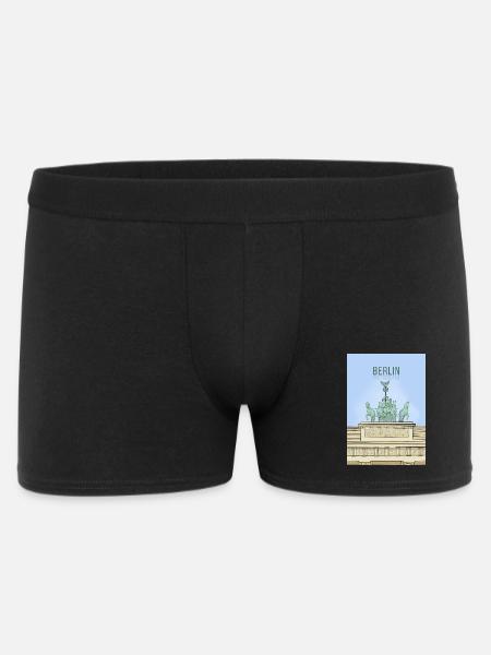 Berlin Germany - Men's Boxer Shorts - black