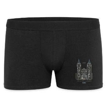 London, Natural History Museum NHM, Drawing, UK - Men's Boxer Shorts - black - Front