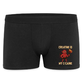 Creatine Is My Obsession– Legal Lifting Addiction
 - Men's Boxer Shorts - black - Front