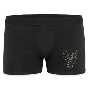 Mystic Bat with Stars - Men's Boxer Shorts - black - Front