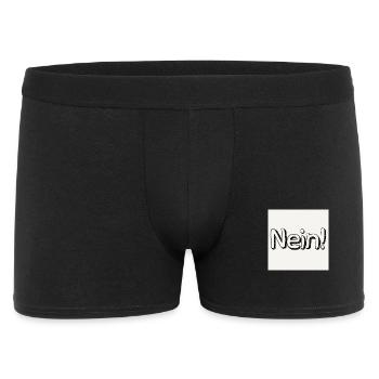 Ludique Pas de lettrage pour des designs créatifs - Boxer Homme - noir - Devant