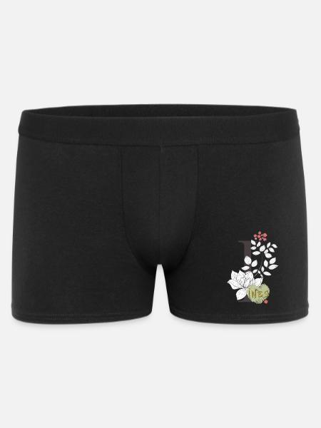 Letter I Ines - Men's Boxer Shorts - black