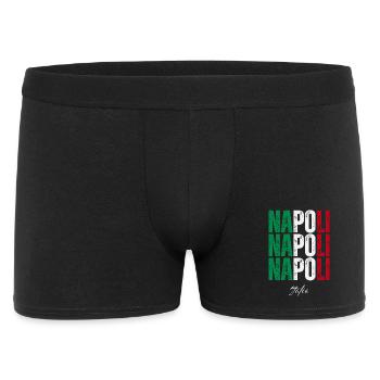 Naples Italie, souvenir de Naples - Boxer Homme - noir - Devant