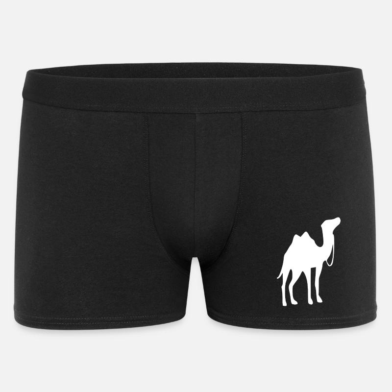Kamel T-shirt Geschenk - Männer Boxer Shorts - Schwarz