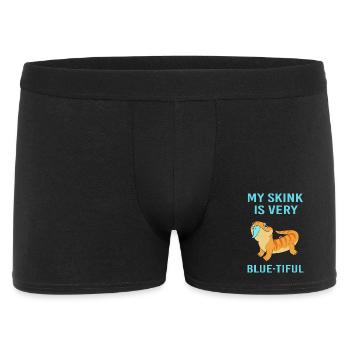 Langue bleue lézard - Boxer Homme - noir - Devant