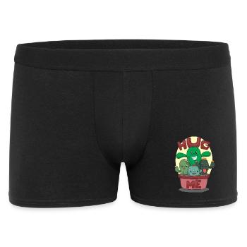 Drôle Free Hugs Cactus Cartoon Design - Boxer Homme - noir - Devant