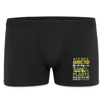 Cadeaux pour les jardins et les amoureux des plantes - Boxer Homme - noir - Devant