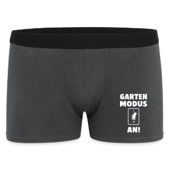 Garten Modus an! - Männer Boxer Shorts - Anthrazit - Vorne