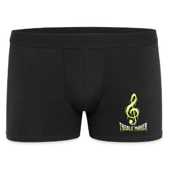 Treble Maker Funny Music Pun Musician - Men's Boxer Shorts - black - Front