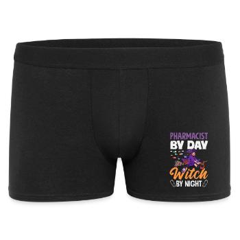 Apotheker Pharmazeutisch-technischer - Männer Boxer Shorts - Schwarz - Vorne