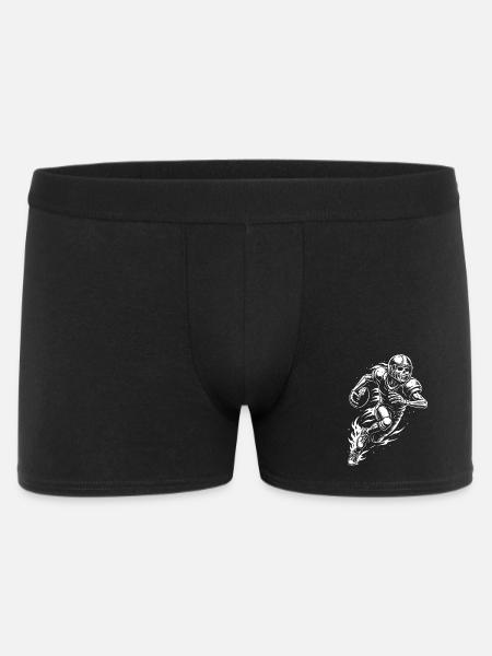 Skeleton American Football player - Men's Boxer Shorts - black