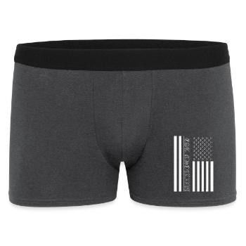 Est. MDCCLXXVI Drapeau des États-Unis - Boxer Homme - charbon - Devant