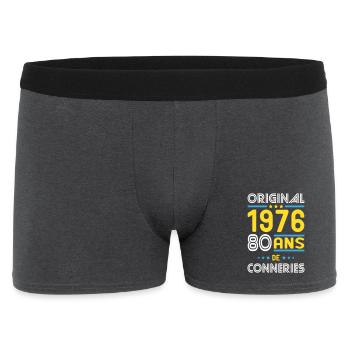 Original – 1976 – 50 years of - Men's Boxer Shorts - charcoal grey - Front