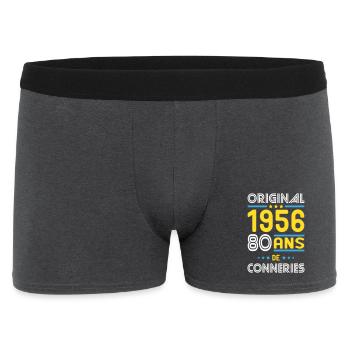 Original – 1956 – 70 years of - Men's Boxer Shorts - charcoal grey - Front