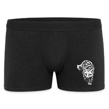 Tribal Fox – Wild Forest Animal Motif - Men's Boxer Shorts - black - Front