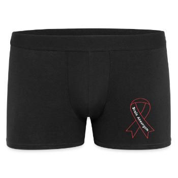 Aneurysma Gehirn - Männer Boxer Shorts - Schwarz - Vorne