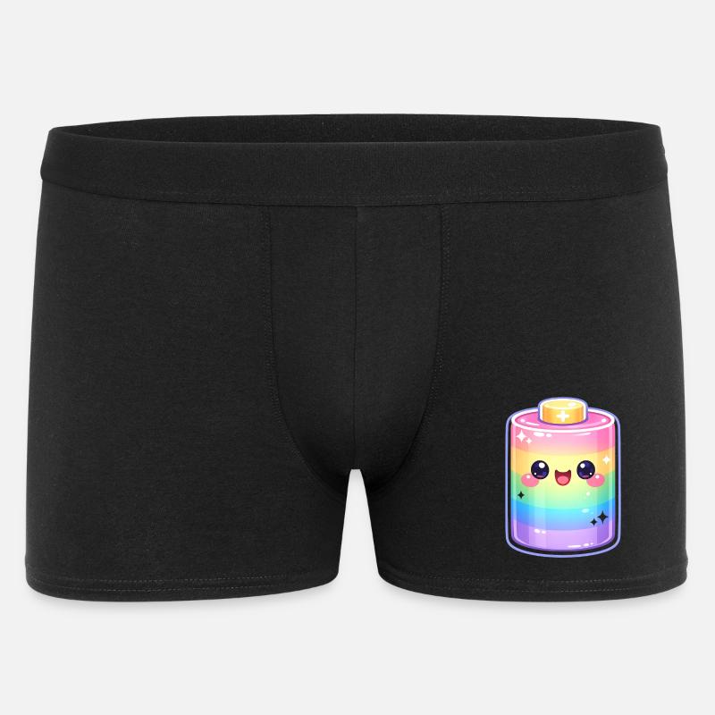Kawaii Rainbow Bottle Magic - Men's Boxer Shorts - black
