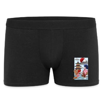 Japan - Men's Boxer Shorts - black - Front