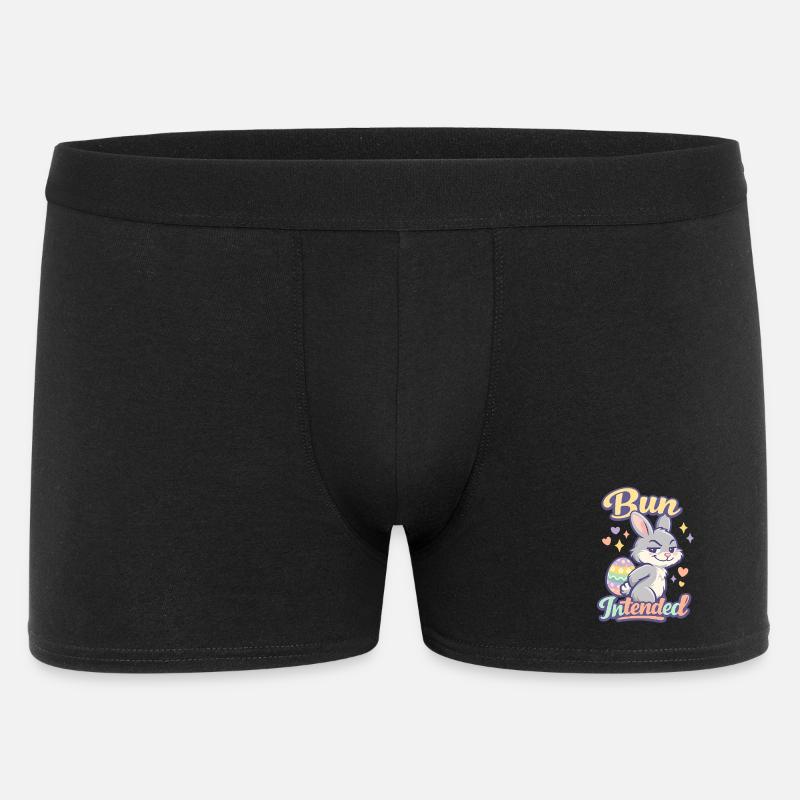Lapin de Pâques prévu - Boxer Homme - noir