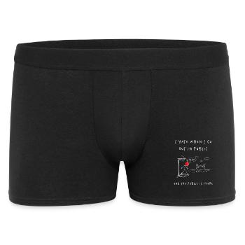 Peur du public – Scène de dessin animé - Boxer Homme - noir - Devant