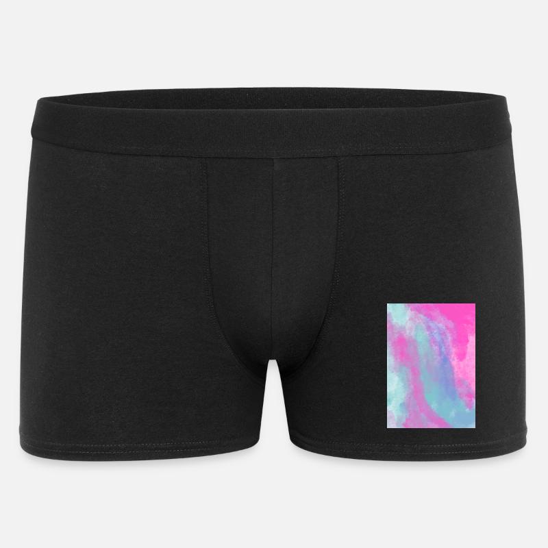 Gradient Spring customizable - Men's Boxer Shorts - black