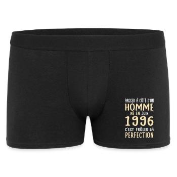 Anniversaire 30 ans - Né en Juin 1996 - Boxer Homme - noir - Devant