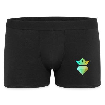 Gradient crown over diamond - Men's Boxer Shorts - black - Front