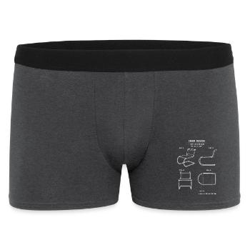 Patentskizze des Cantilever-Stuhls - Männer Boxer Shorts - Anthrazit - Vorne