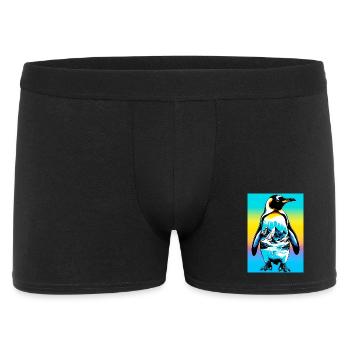 penguin - Men's Boxer Shorts - black - Front