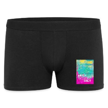 Artsy Vibes Only - Men's Boxer Shorts - black - Front
