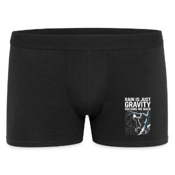 Calisthenics And Rain - Men's Boxer Shorts - black - Front