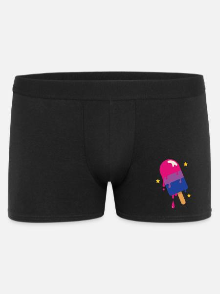 Pride Month LGBTQ - Bisexual - Men's Boxer Shorts - black