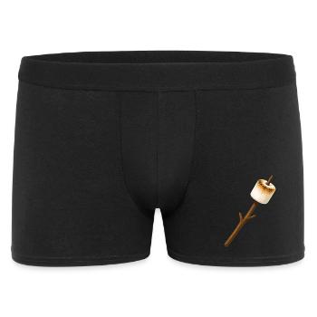 Guimauve rôtie sur un bâton - Boxer Homme - noir - Devant