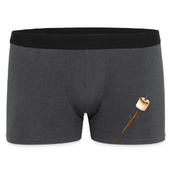 Guimauve rôtie sur un bâton - Boxer Homme - charbon - Devant