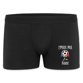 J’Peux Pas j’AI Foot Humour Football Footballeur - Boxer Homme - noir - Devant