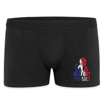 Belfort Lion Foot - Männer Boxer Shorts - Schwarz - Vorne