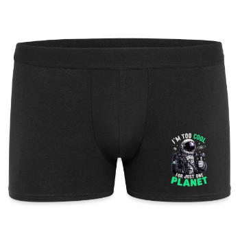 I'm too cool for just one planet - Men's Boxer Shorts - black - Front