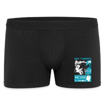 Acid Therapy - Techno Tekno House Rave Outfit - Men's Boxer Shorts - black - Front