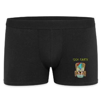 La planète Terre est malade - Boxer Homme - noir - Devant