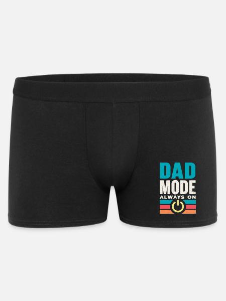 Dadmodus Immer An - Männer Boxer Shorts - Schwarz